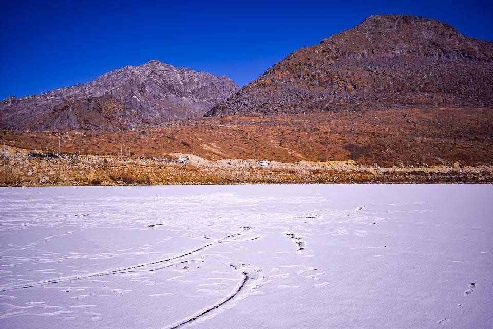 High snow country beyond Tawang