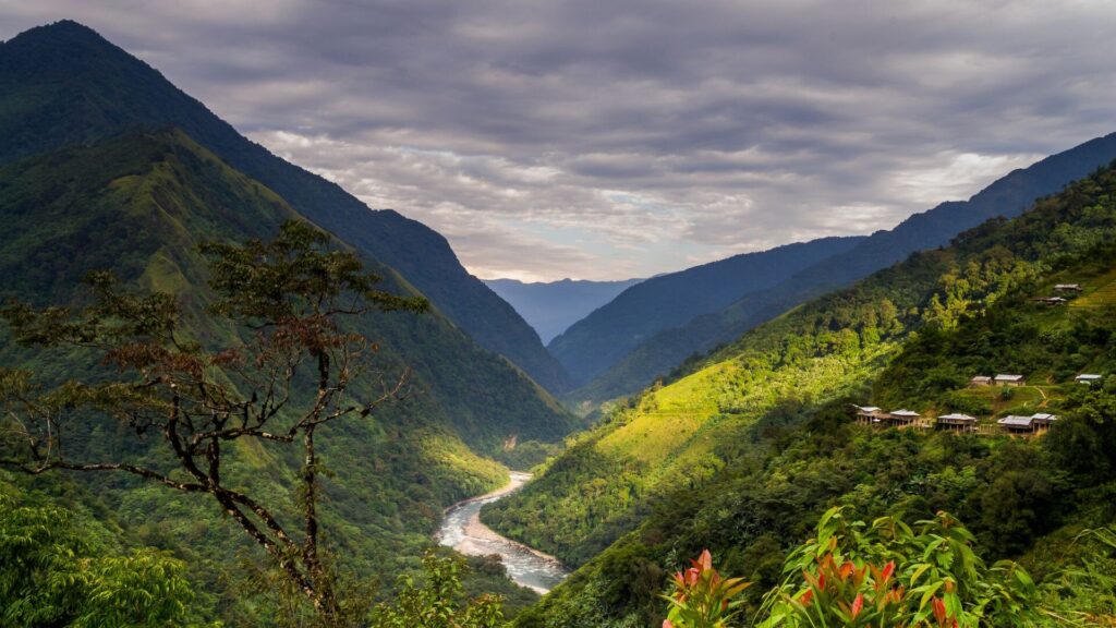 A river fold in remote Arunachal