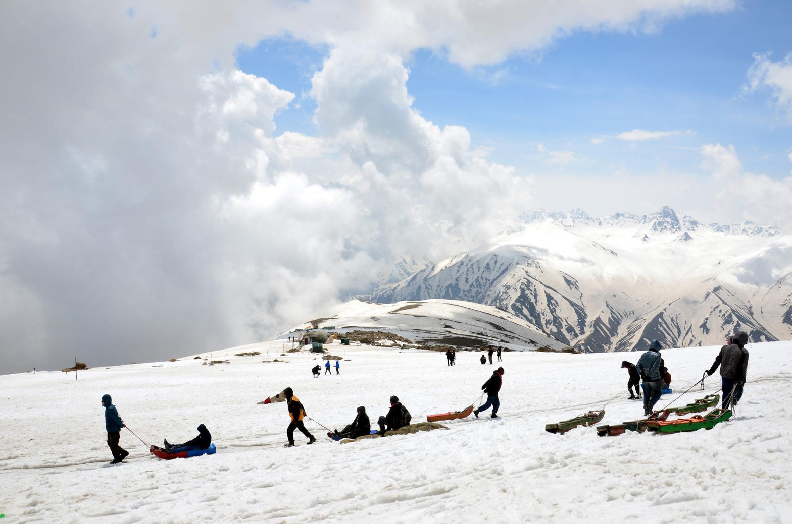 High Kashmir mountain panorama