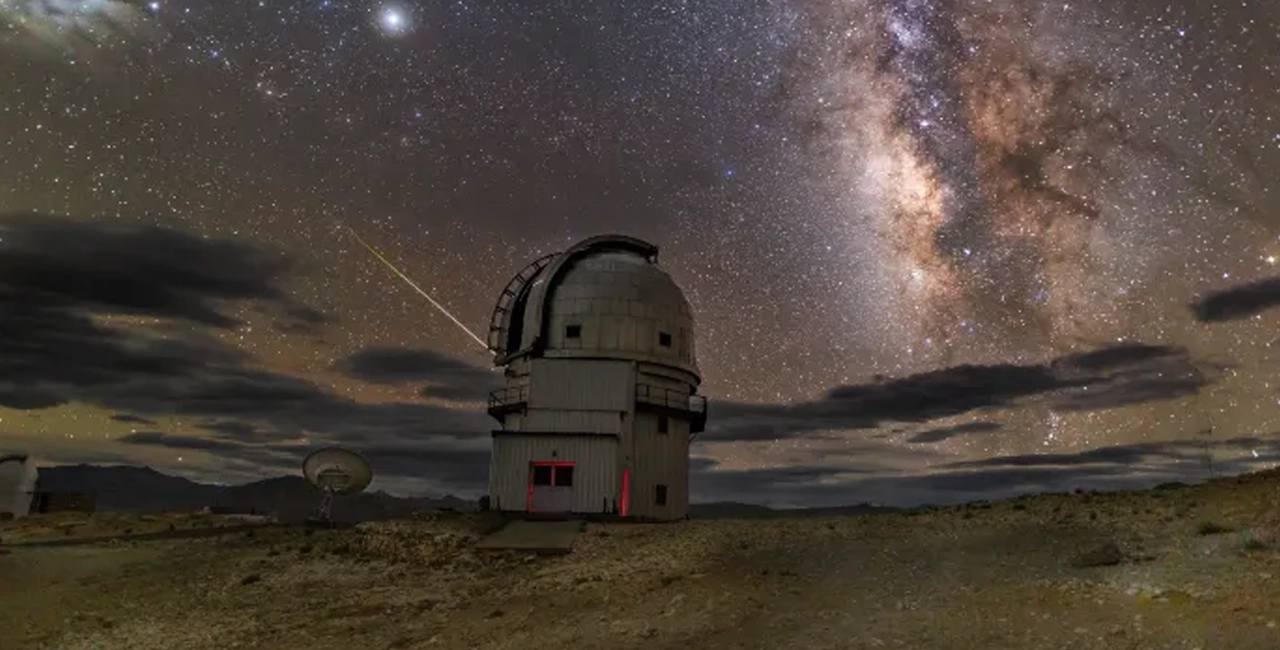 Observatory under the Milky Way at Hanle