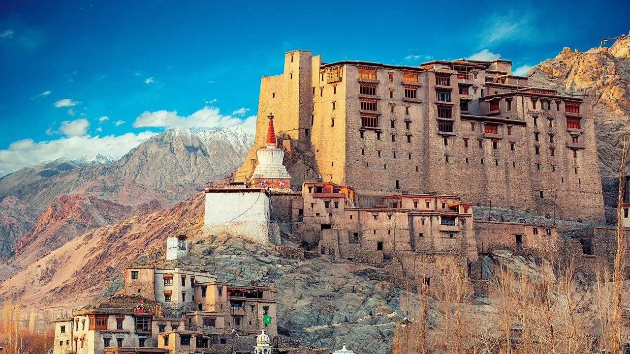 Leh Palace, the town you leave from