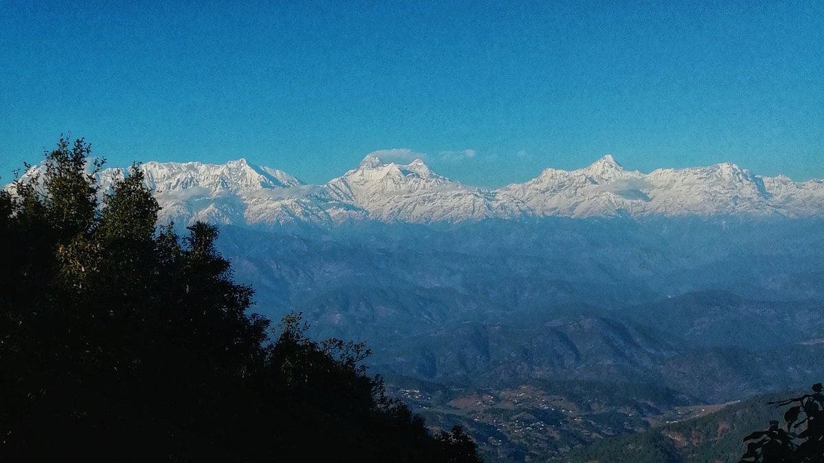 Himalayan range from Binsar
