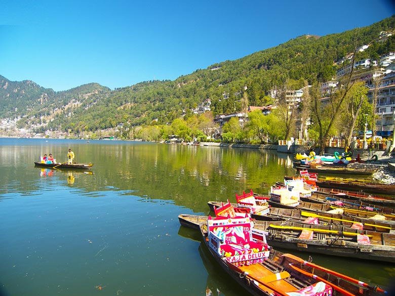 Nainital lake on the way up